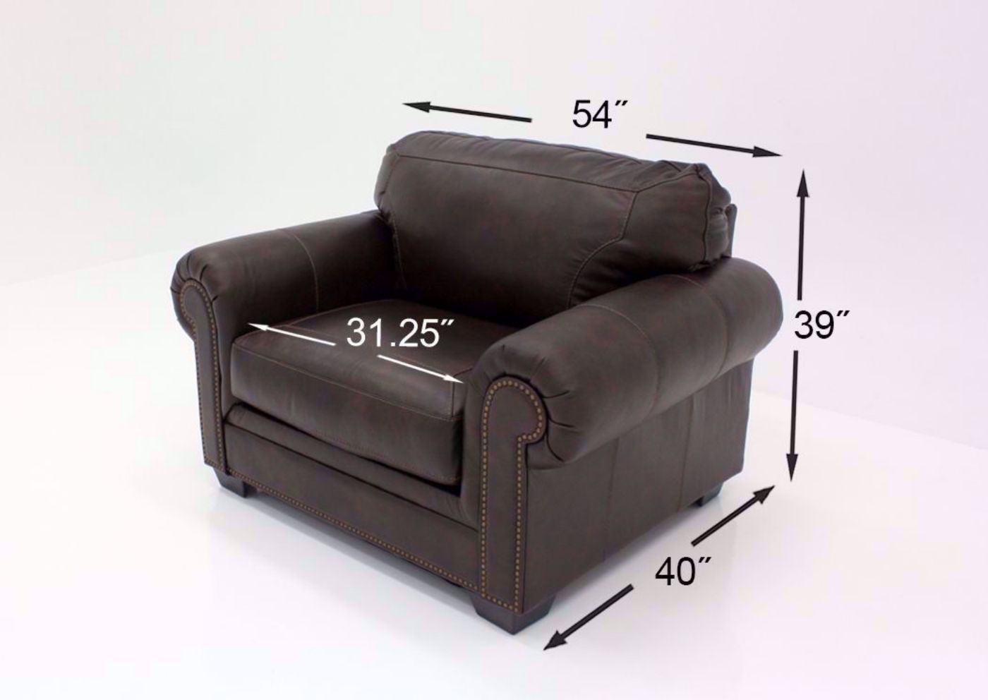 Walnut Brown Roleson Chair by Ashley Dimensions | Home Furniture Plus Bedding