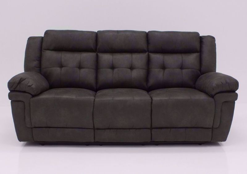 Gray Anastasia Reclining Sofa, Front Facing | Home Furniture Plus Bedding