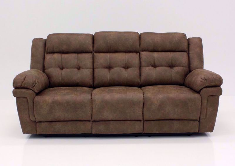 Light Brown Anastasia Reclining Sofa, Front Facing | Home Furniture Plus Bedding