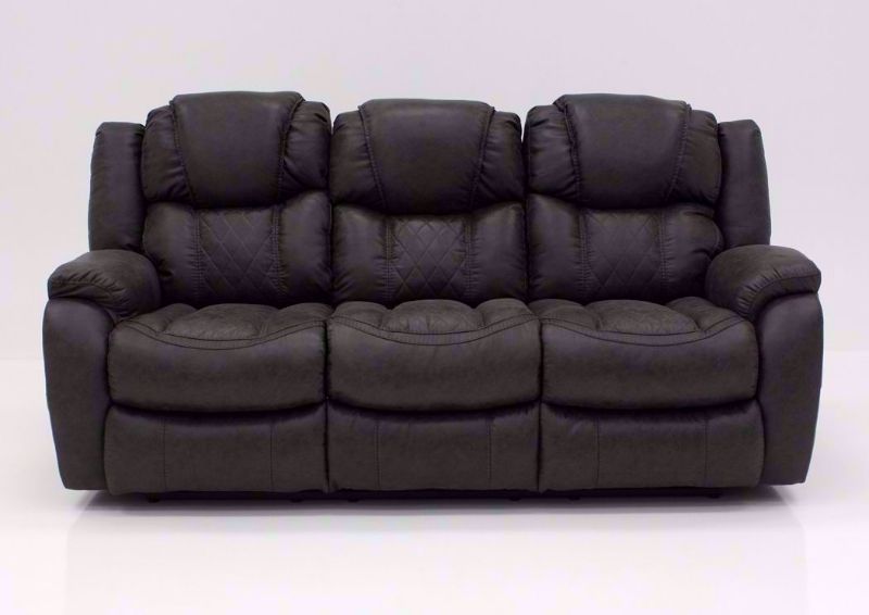 Steel Gray Daytona Reclining Sofa, Front Facing | Home Furniture Plus Bedding