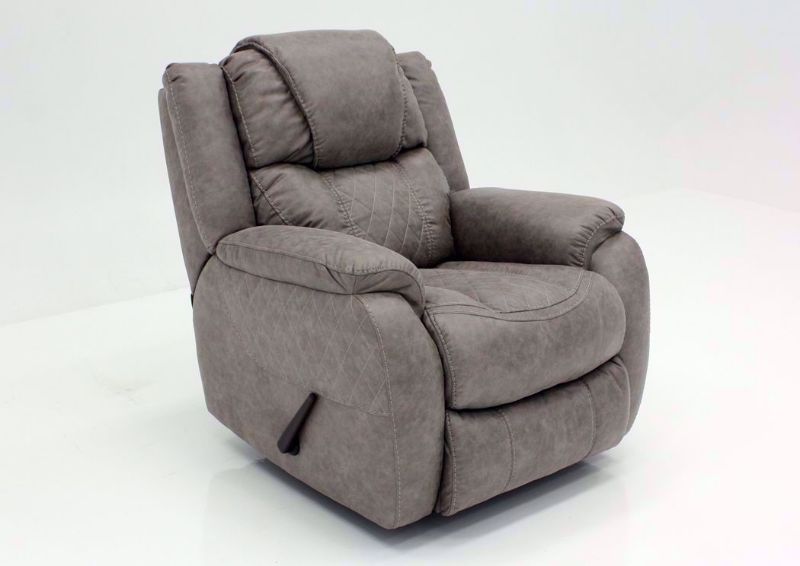 Soft Brown Daytona Recliner at an Angle | Home Furniture Plus Bedding