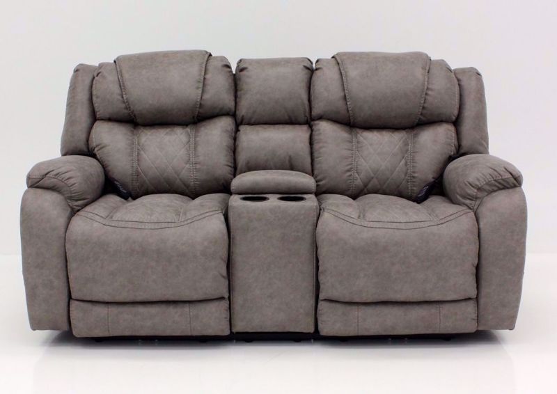 Soft Brown Daytona POWER Reclining Loveseat, Front Facing | Home Furniture Plus Bedding