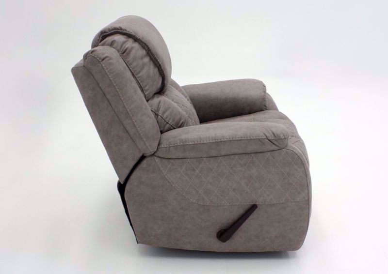 Soft Brown Daytona Recliner, Side View | Home Furniture Plus Bedding