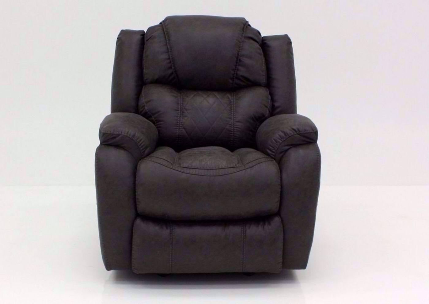 Steel Gray Daytona Recliner, Front Facing | Home Furniture Plus Bedding