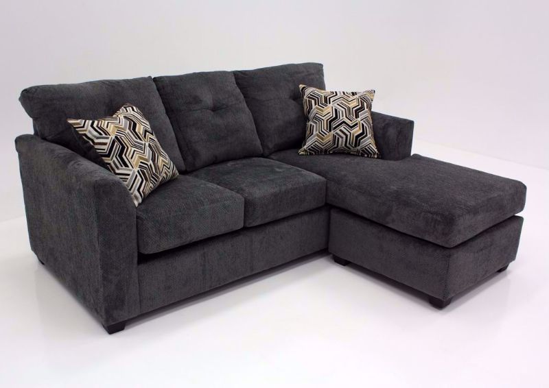 Kelly Sofa Chaise, Gray, Angle, Chaise Right | Home Furniture Plus Bedding