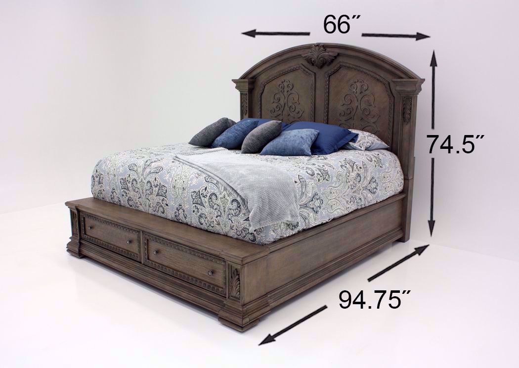 B098 Queen Size Bedroom Set – Taupe Brown | Home Furniture