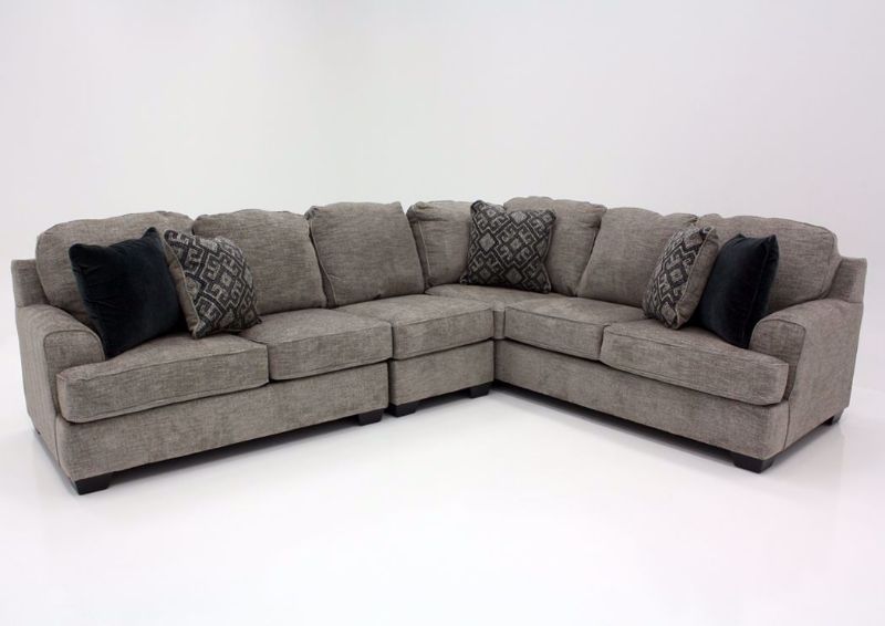 Brown Bovarian Sectional Sofa - Left Facing by Ashley Furniture | Home Furniture Plus Bedding