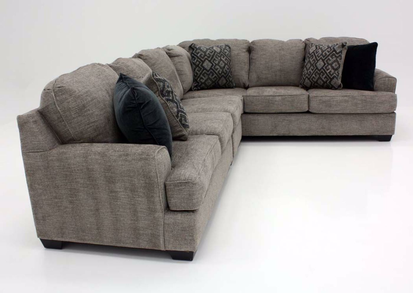 Brown Bovarian Sectional Sofa - Left Facing by Ashley Furniture, Right Sofa View | Home Furniture Plus Bedding