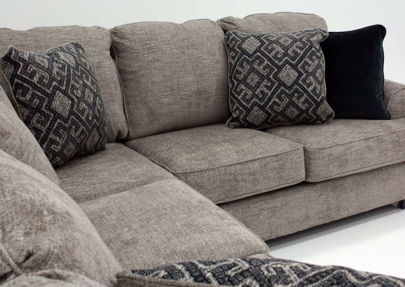 Brown Bovarian Sectional Sofa - Left Facing by Ashley Furniture, Right Sofa View, Mood Shot | Home Furniture Plus Bedding