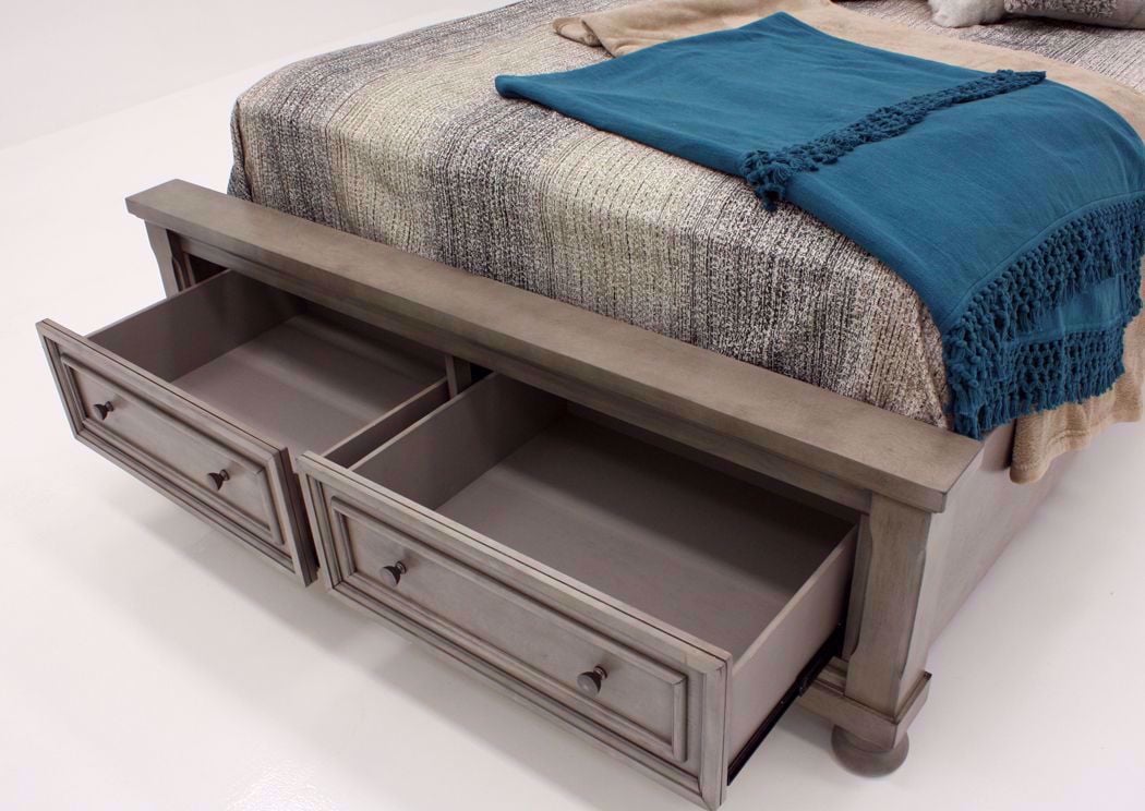 Lettner king sleigh store bed with storage