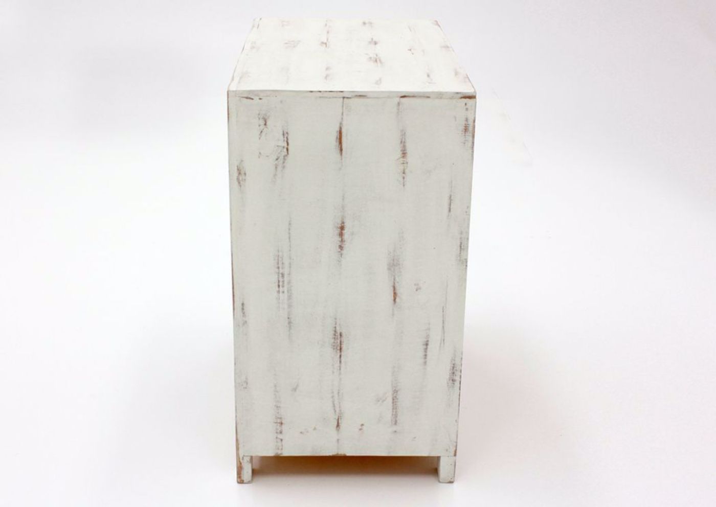 Ecko Accent Cabinet, Ash and White, Side View | Home Furniture Plus Bedding