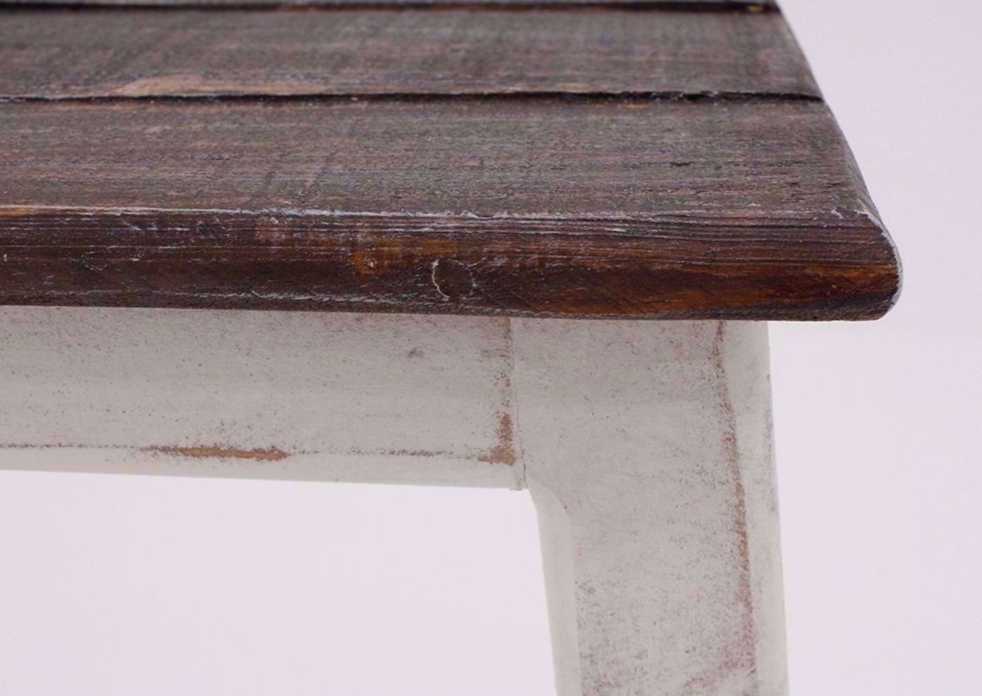 Messina Barstool Showing the White and Brown Finish Detail | Home Furniture Plus Mattress