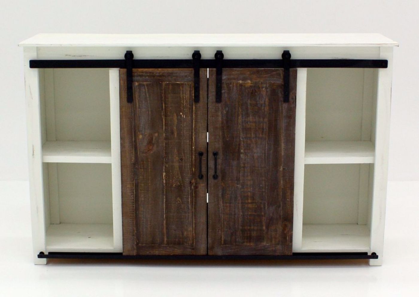 Maverick TV Stand by Vintage, Ash and White, Front Facing | Home Furniture Plus Bedding