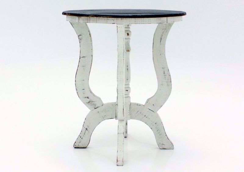 White Two-Tone Juniper End Table Facing Front | Home Furniture Plus Bedding