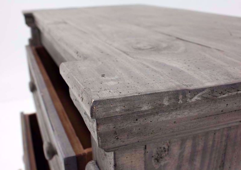 Weathered Gray Maverick Chest of Drawers Showing the Top of Chest | Home Furniture Plus Bedding