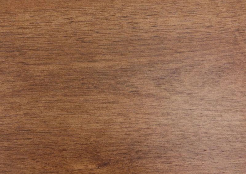 Close Up of Brown Finish on the Laflorn Chairside End Table by Ashley Furniture with Brown Finish and Gray Accents | Home Furniture Plus Bedding