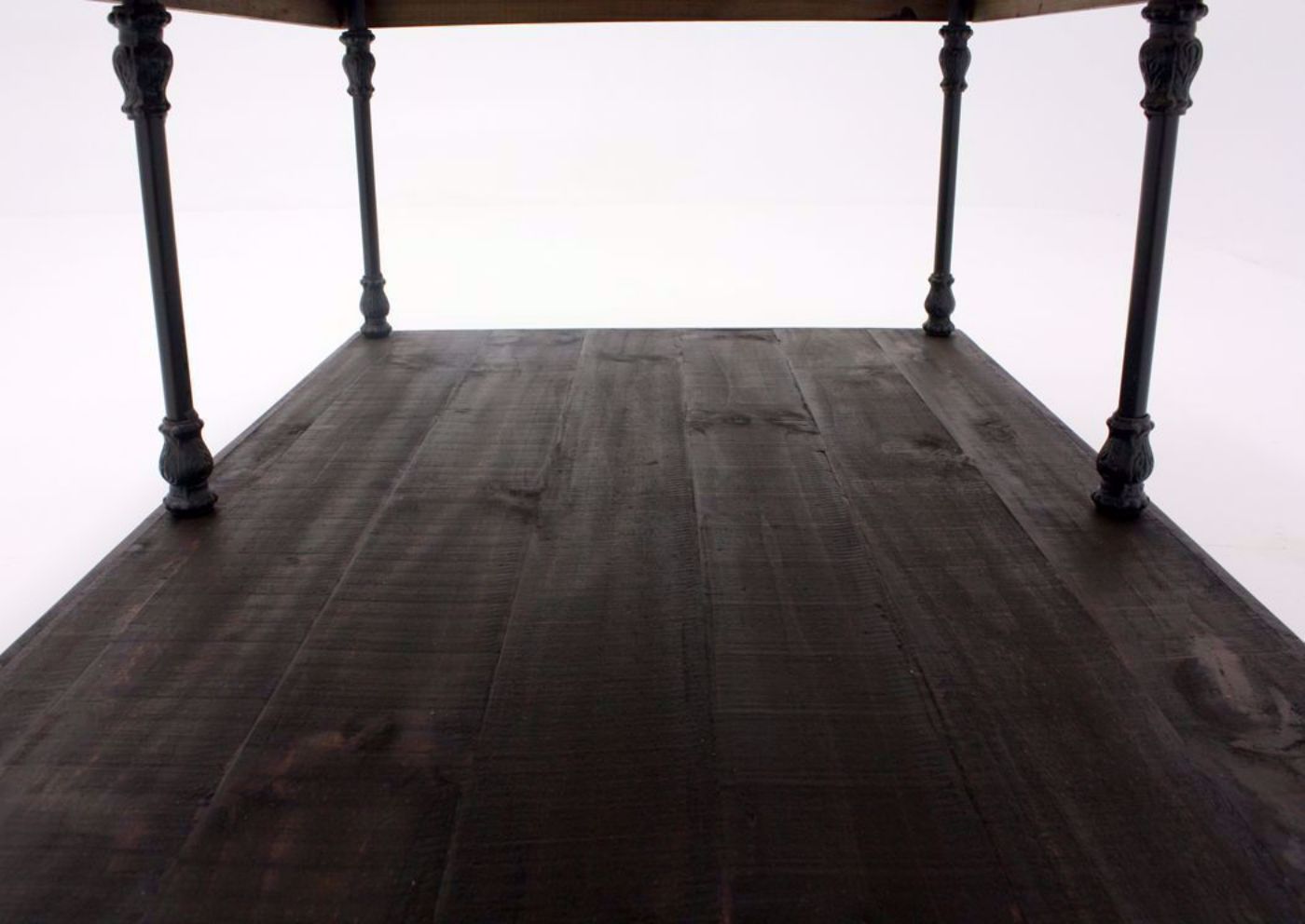 Dark Brown Oliver Coffee Table Showing the Lower Shelf Detail | Home Furniture Plus Mattress