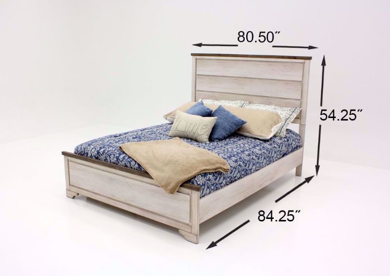 Driftwood Gray Patterson King Size Bed Dimensions | Home Furniture Plus Mattress