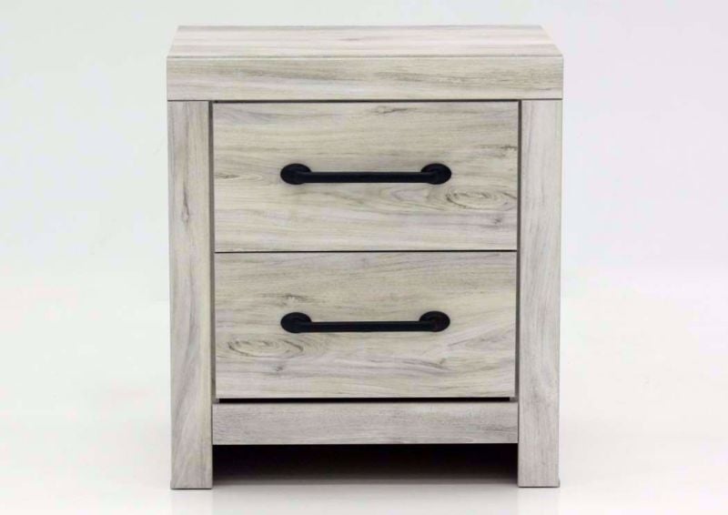 Rustic White Cambeck Nightstand by Ashley Furniture, Front Facing | Home Furniture Plus Mattress