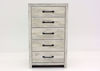 Rustic White Cambeck Chest of Drawers by Ashley Furniture, Front Facing | Home Furniture Plus Mattress