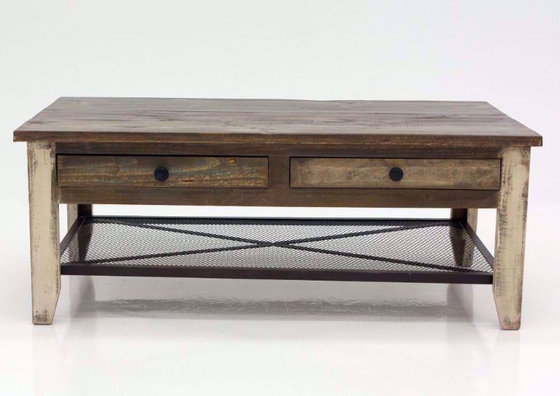 Rustic Multi-Colored Amarillo Coffee Table, Front Facing | Home Furniture Plus Mattress