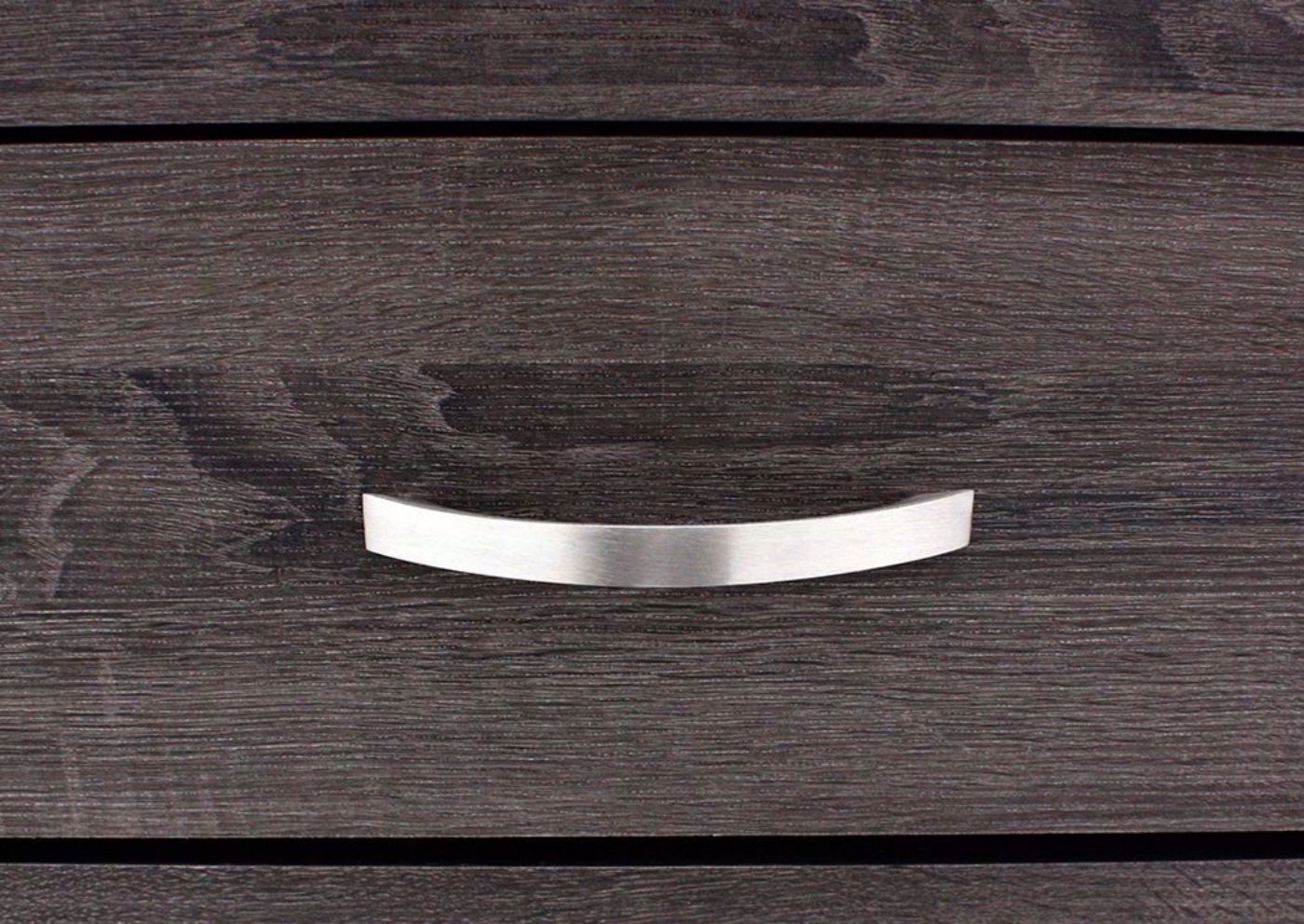 Distressed Brown Ackerson Chest of Drawers Showing the Bar Drawer Pull Detail | Home Furniture Plus Mattress