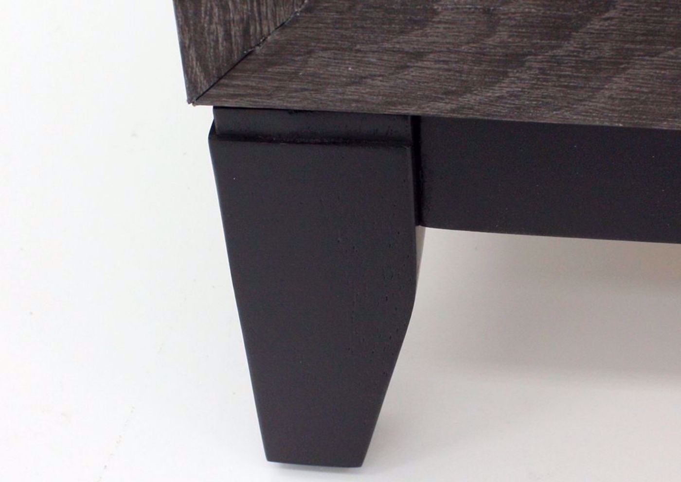 Distressed Brown Ackerson Chest of Drawers Showing the Foot Detail | Home Furniture Plus Mattress