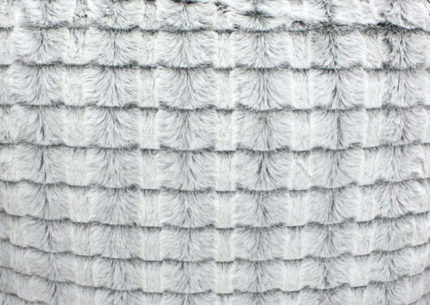 Stonewash Sofa, Gray, Fuzzy Small Accent Pillow Detail | Home Furniture Plus Mattress