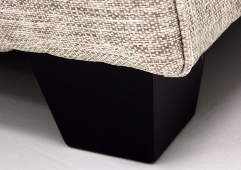 Stonewash Sectional Sofa, Tan, Foot Detail | Home Furniture Plus Mattress
