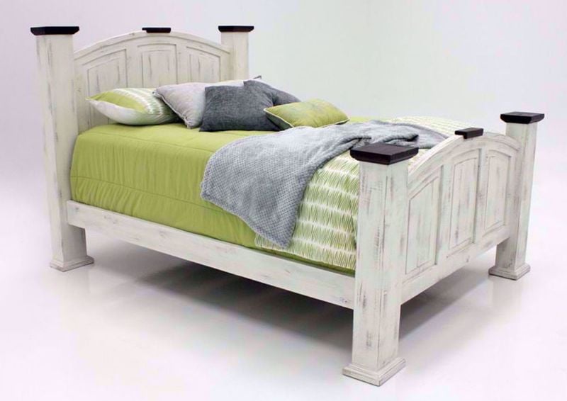 Picture of Mansion Queen Size Bed - White