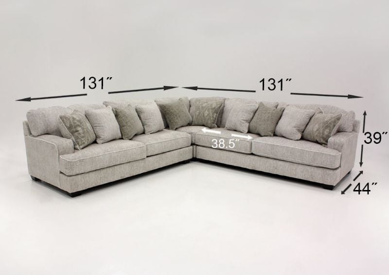 Picture of Rawcliffe Sectional Sofa - Off White