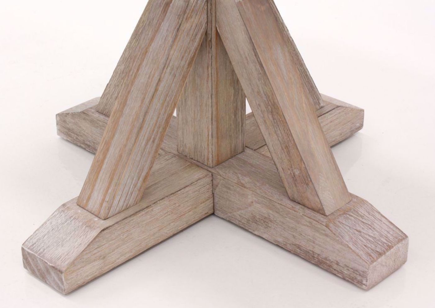 Brown Jefferson Square End Table Showing the Base | Home Furniture Plus Mattress