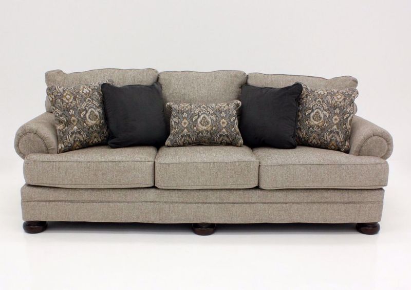 Tan Kananwood Sofa by Ashley Furniture Facing Front | Home Furniture Plus Mattress