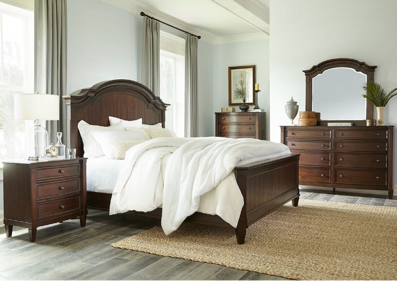Picture of Mallory Queen Size Bedroom Set - Brown
