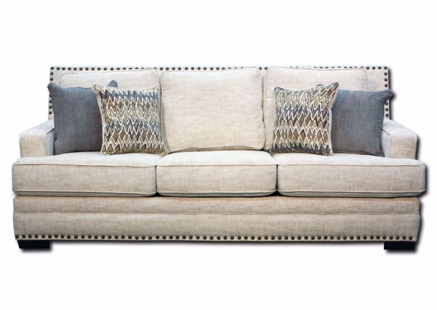 Beige Symbio Cream Sofa by Albany, Front Facing | Home Furniture Plus Mattress