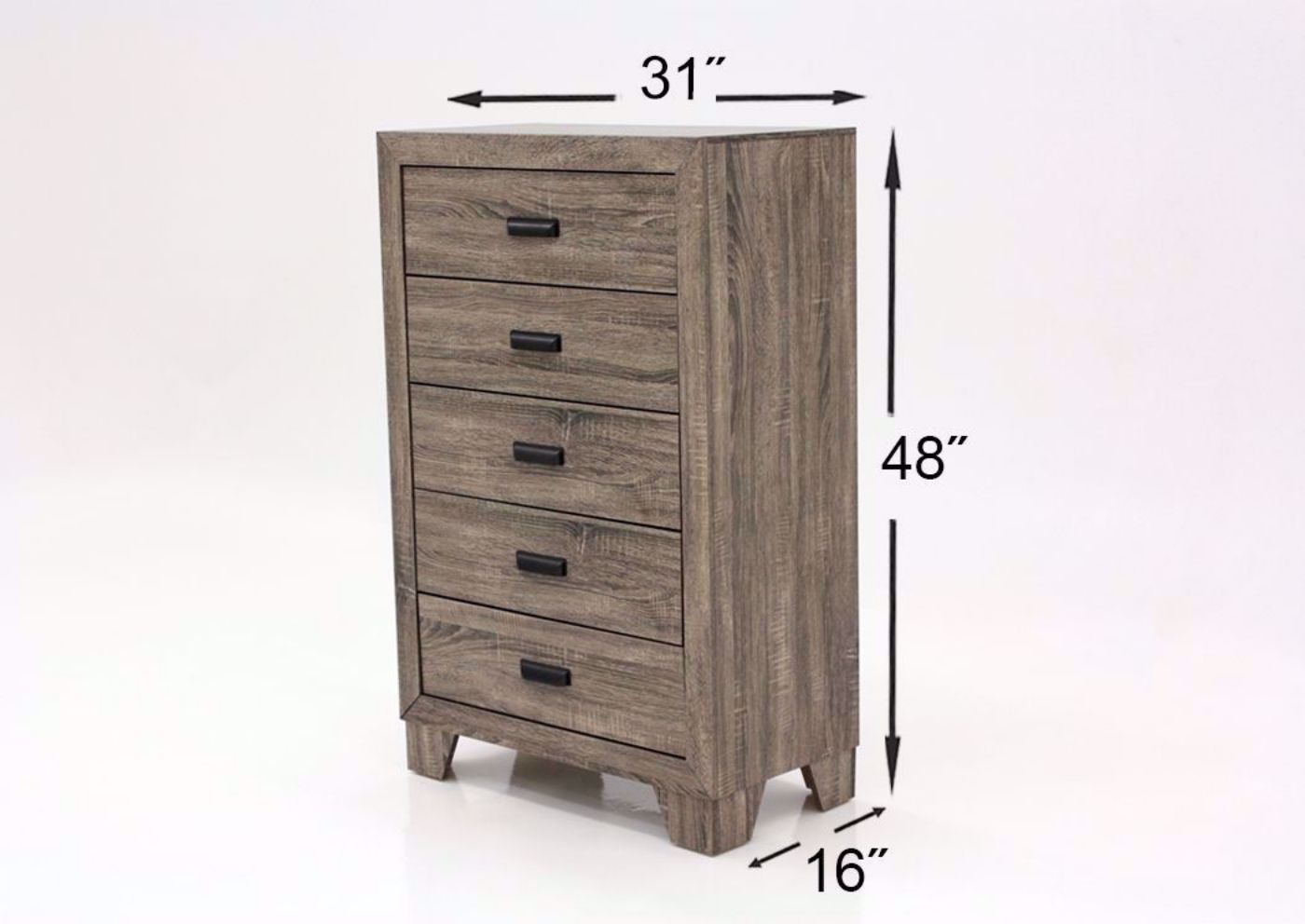 Gray Millie Chest of Drawers Dimensions | Home Furniture Plus Mattress