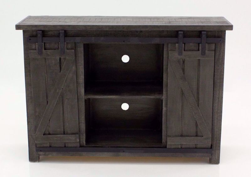 Dark Gray Diego 50” TV Stand by Vintage Furniture Facing Front | Home Furniture Plus Bedding