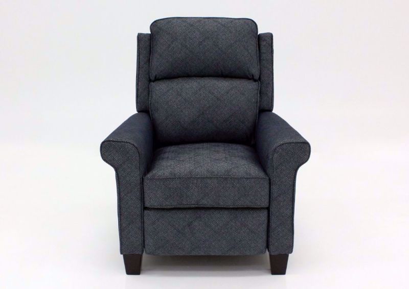 Denim Blue Reardon Power Recliner by Ashley Furniture Facing Front | Home Furniture Plus Mattress