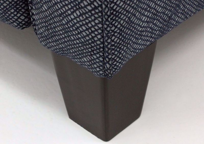 Denim Blue Reardon Power Recliner by Ashley Furniture Showing the Foot Detail | Home Furniture Plus Mattress