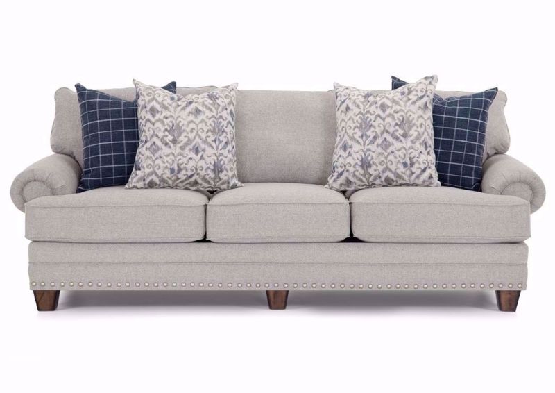 Light Gray Fletcher Sofa by Franklin Facing Front | Home Furniture Plus Mattress