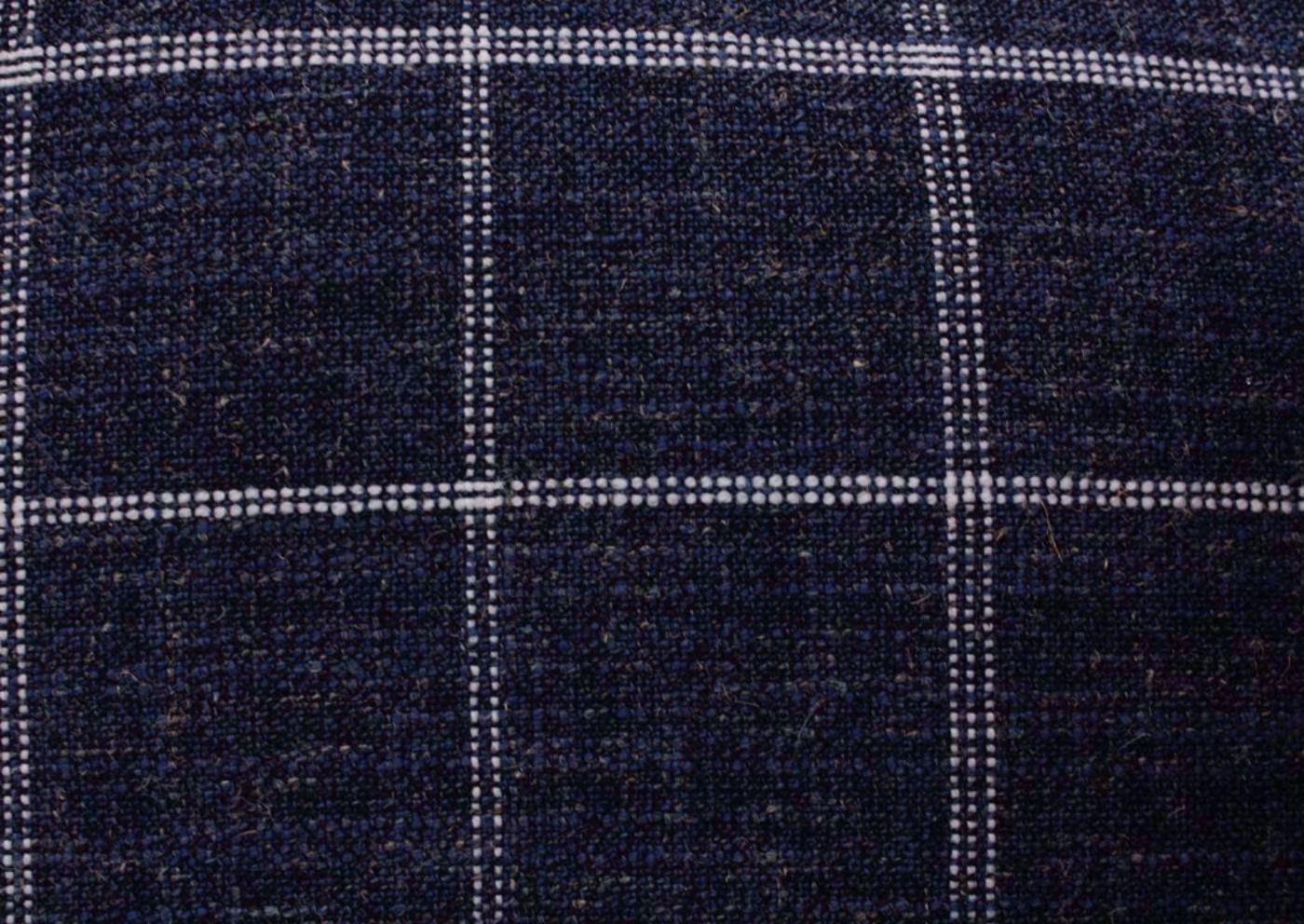 Light Gray Fletcher Chair by Franklin Showing the Dark Blue Plaid Accent Pillow Upholstery | Home Furniture Plus Mattress