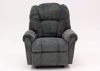 Slate Gray Ruben Rocker Recliner by Franklin Facing Front | Home Furniture Plus Mattress