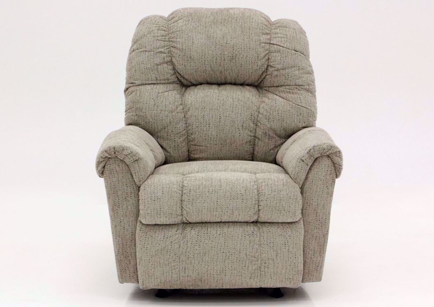 Tan Ruben Rocker Recliner by Franklin Facing Front | Home Furniture Plus Mattress