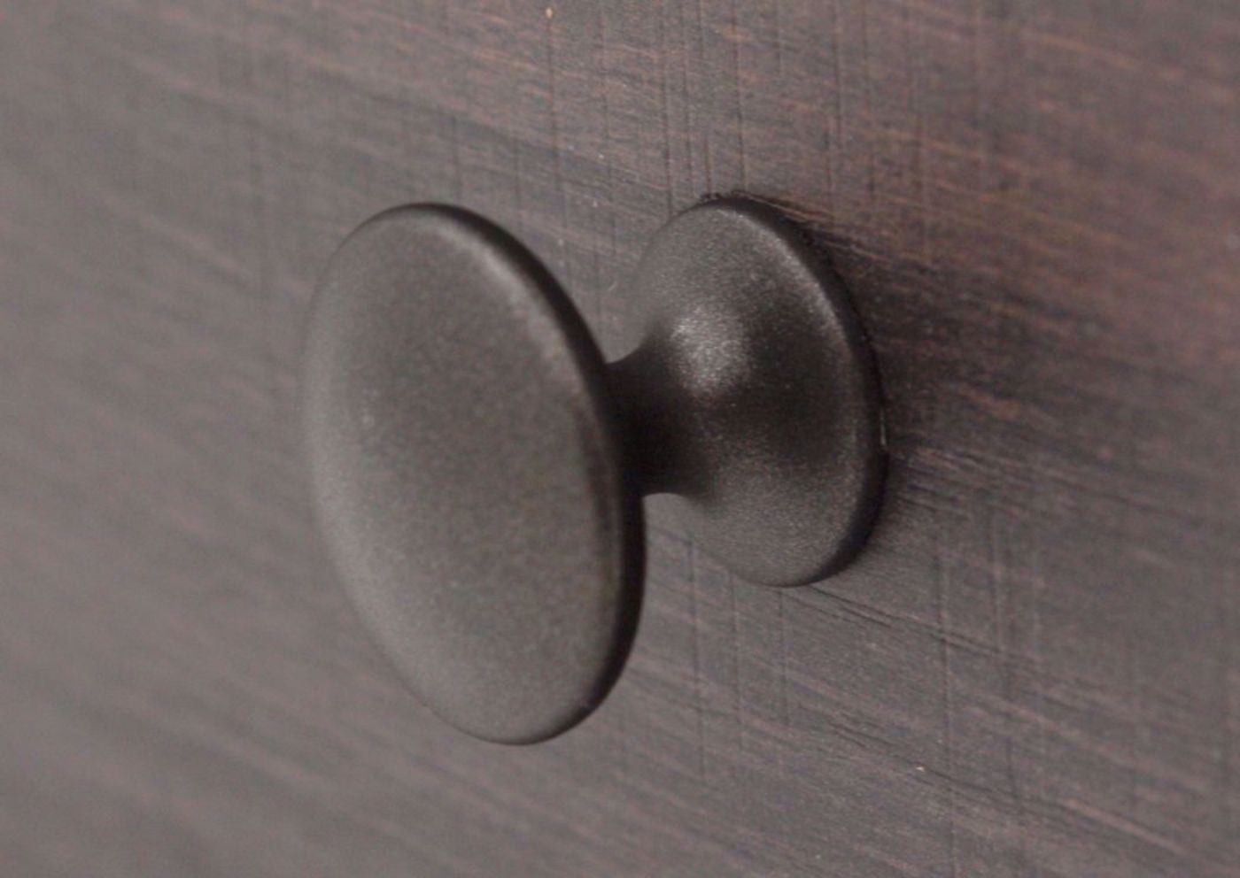Dark Brown Gemini Dresser with Mirror by Intercon Showing the Drawer Knob | Home Furniture Plus Mattress