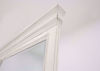 Close Up of the Corner of the White Kanwyn Mirror by Ashley Furniture | Home Furniture Plus Bedding