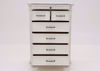 Distressed White Kanwyn Chest of Drawers by Ashley Facing Front with the Drawers Open | Home Furniture Plus Mattress
