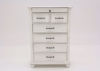 Distressed White Kanwyn Chest of Drawers by Ashley Facing Front | Home Furniture Plus Mattress