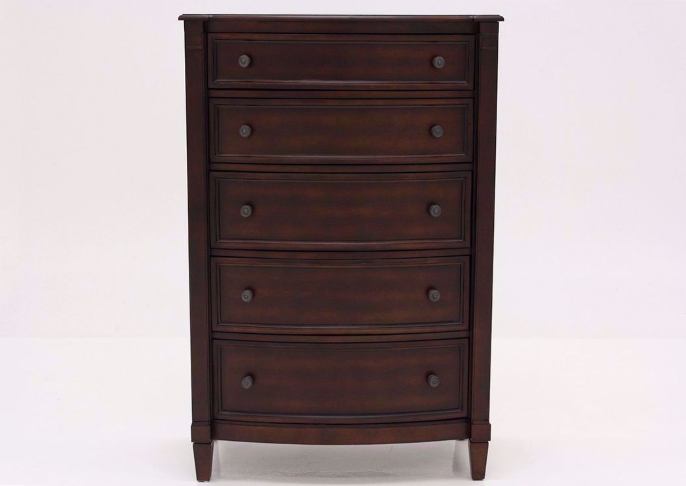 Brown Mallory Chest of Drawers by Standard Facing Front | Home Furniture Plus Mattress