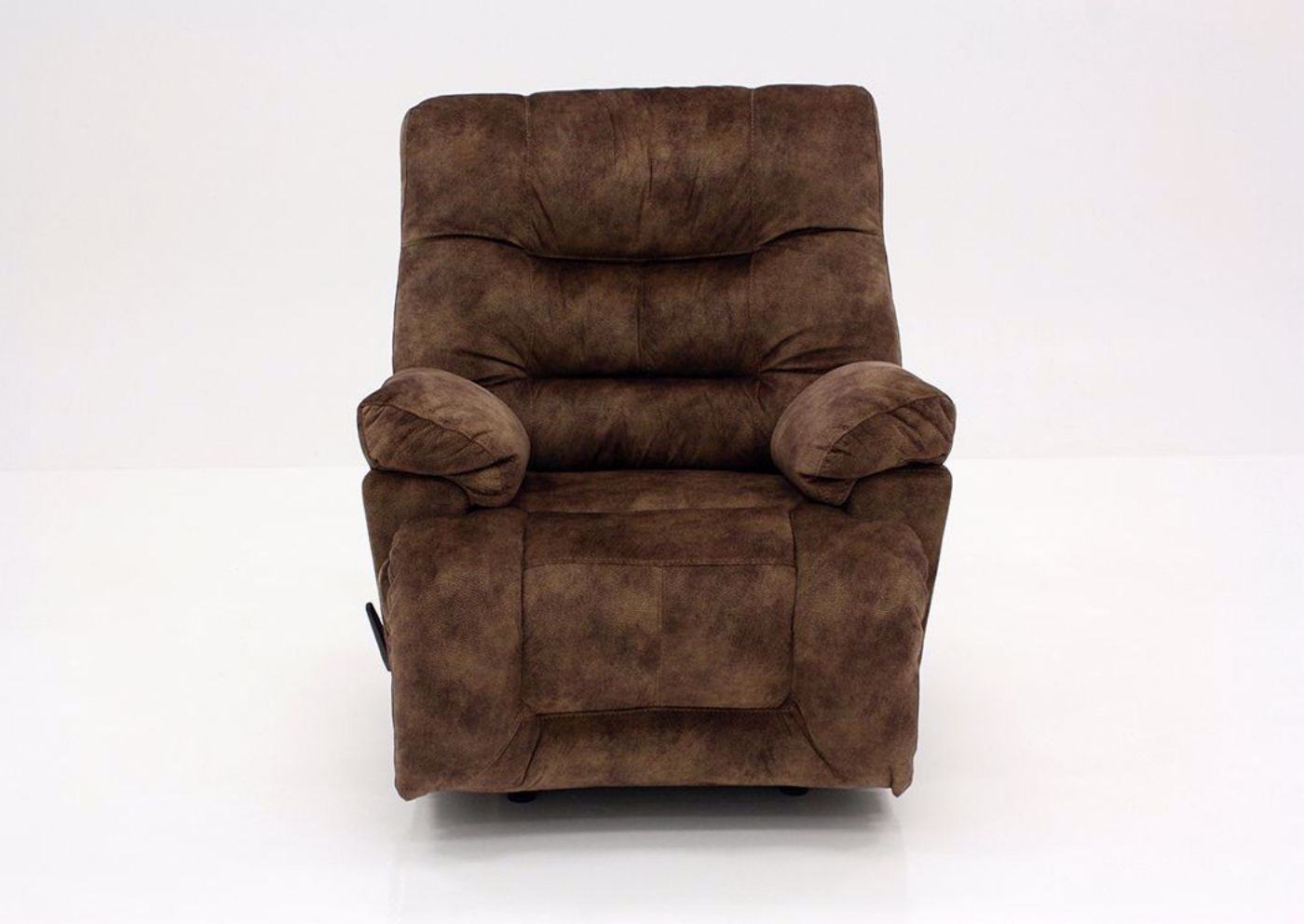 Light Brown Boss Rocker Recliner by Franklin Facing Front | Home Furniture Plus Mattress