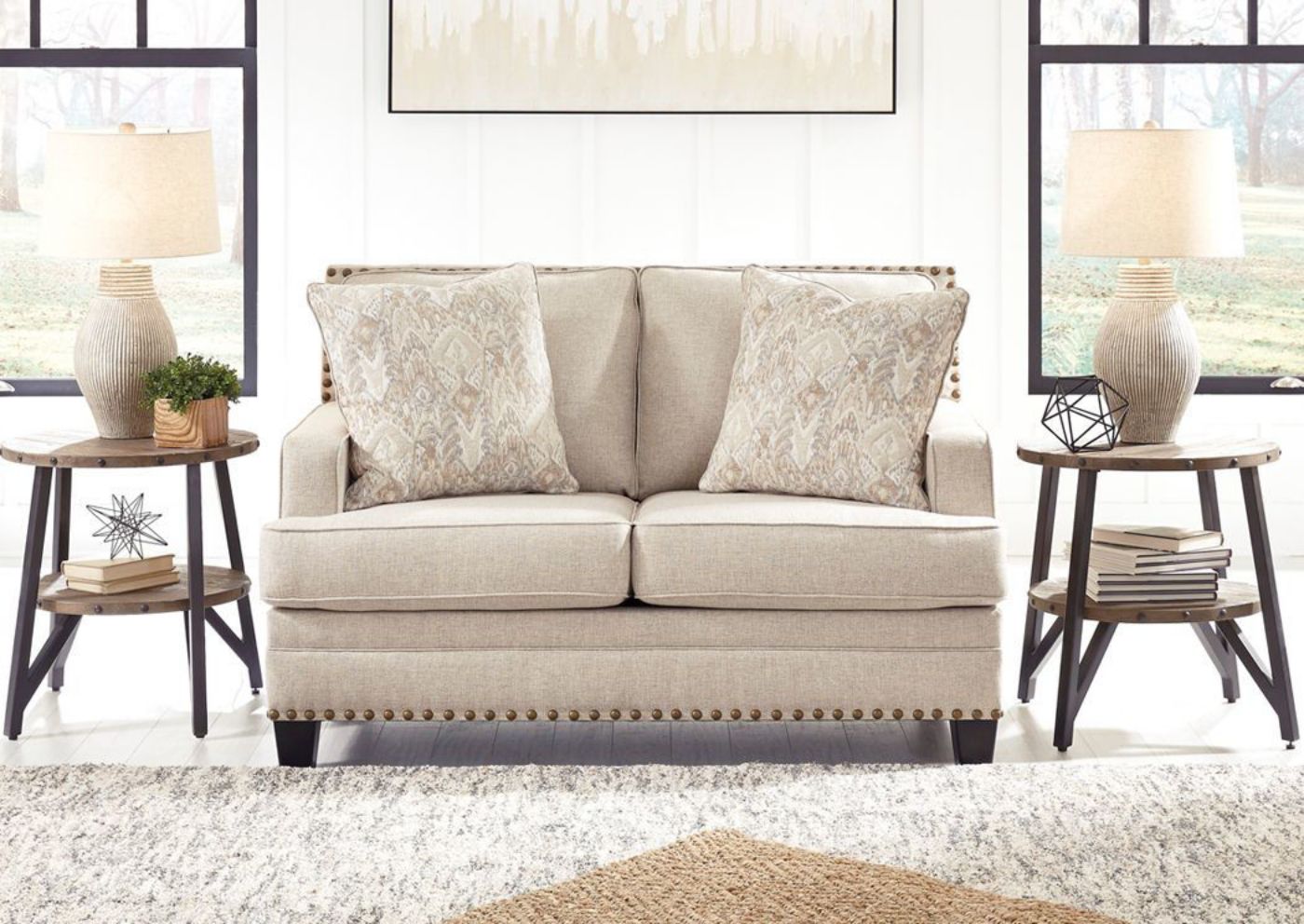 Picture of Claredon Loveseat - Beige